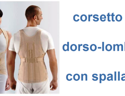 Corsetto dorso lombare con spallacci