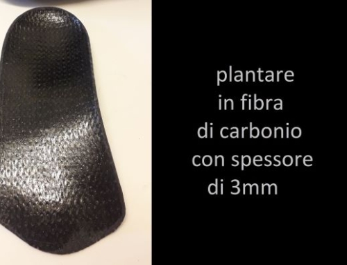 Plantari su misura in fibra di carbonio ideati per il ciclismo